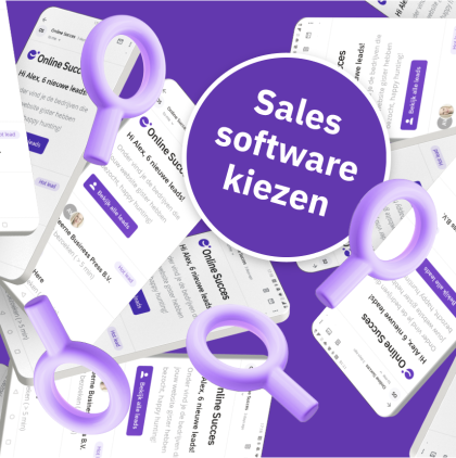 Sales software kiezen voor jouw team? Zo pak je het aan