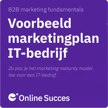Een voorbeeld marketingplan voor B2B (met template én case)